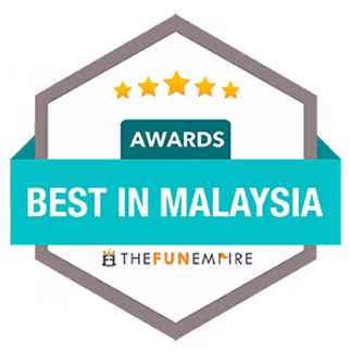The Fun Empire Best in Malaysia 2025 award badge